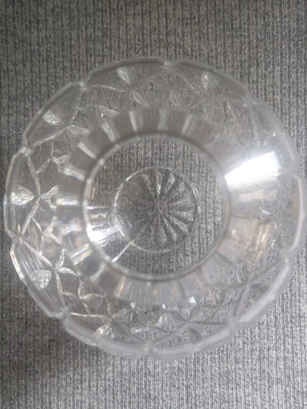 Waterford Crystal Rose Bowl in "Lismore" Cut, 5 1/4" x 5", Etched/Signed & EUC - Picture 3 of 7
